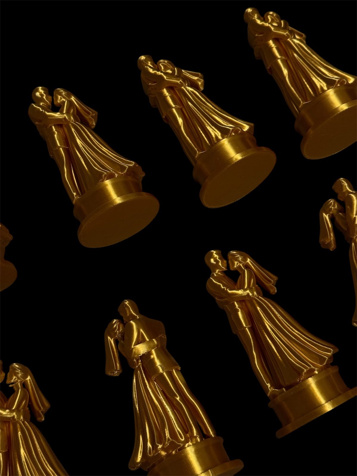 #28 Oscar INSPIRED wedding couple — vue 6