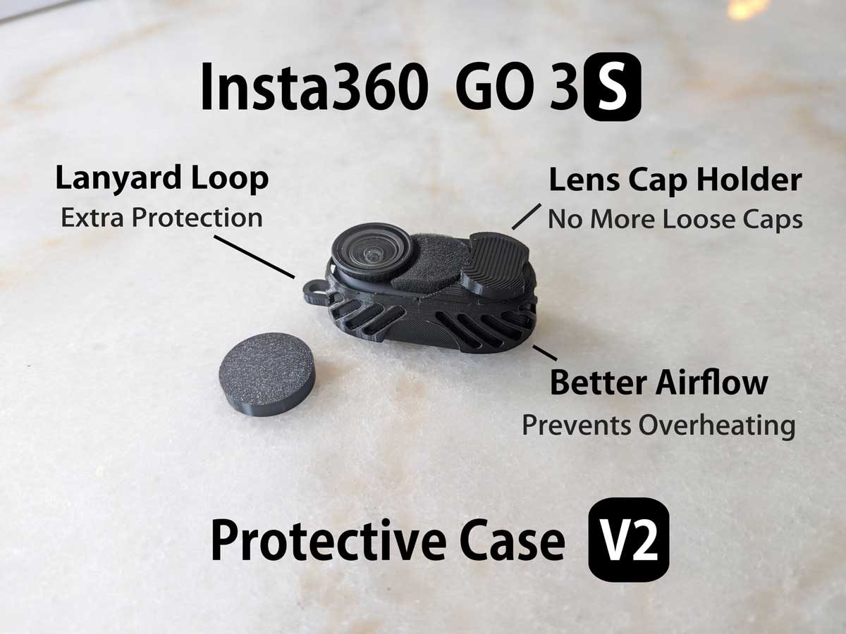 #29 Insta360 GO 3S Protective Case V2 + Lens Cover — vue 2
