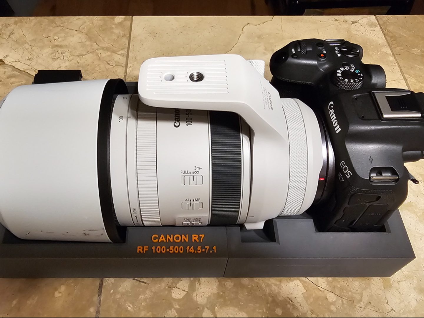 #31 Gridfinity - 4x7 - Canon R7 & RF 100-500 — vue 1