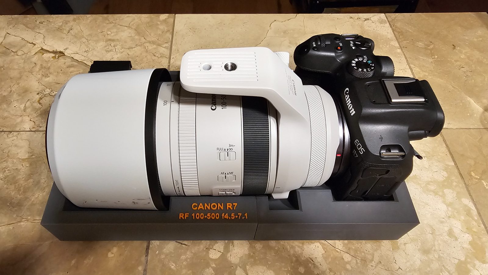 #31 Gridfinity - 4x7 - Canon R7 & RF 100-500 — vue 4
