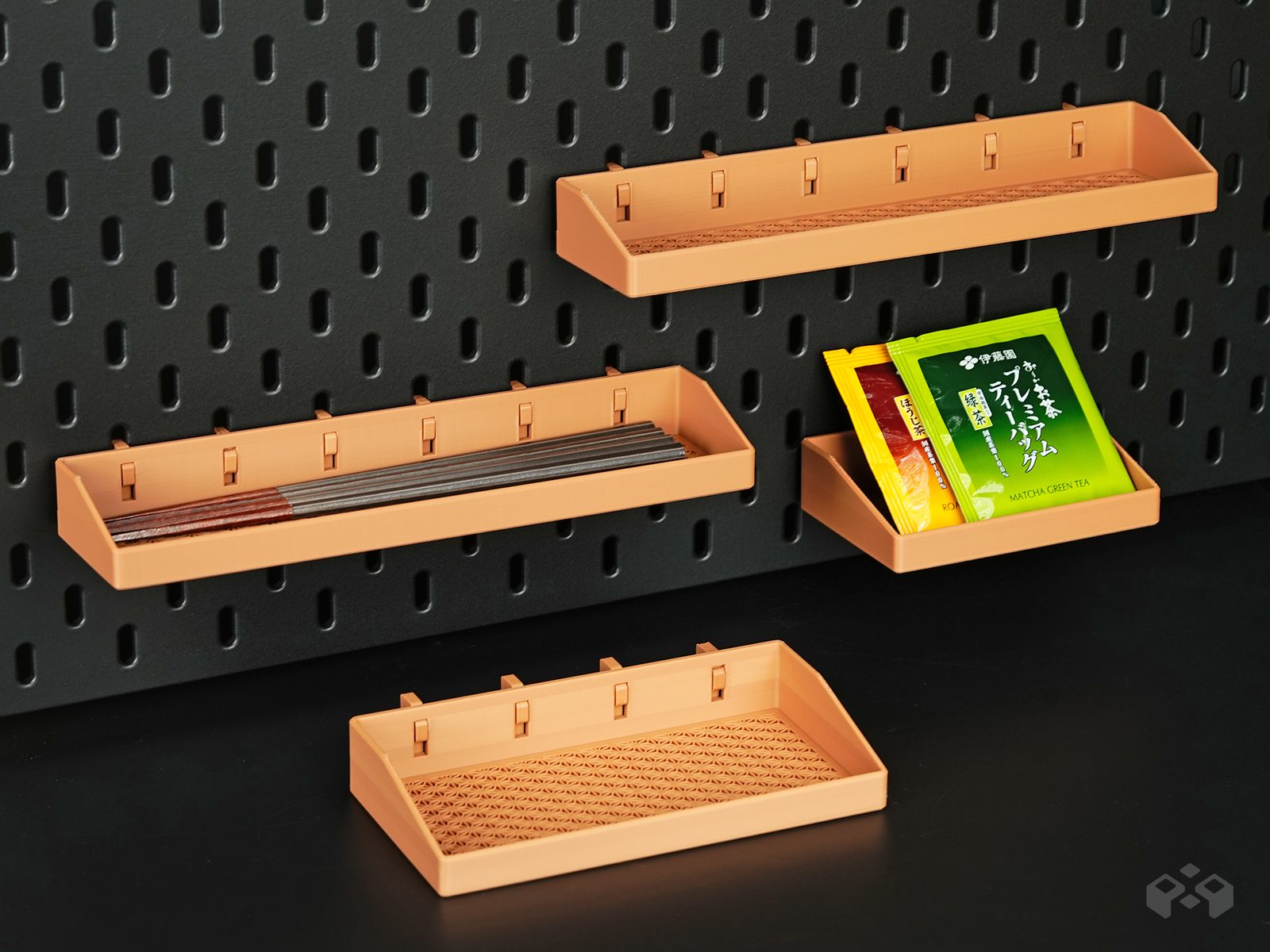 #31 Skadis Shelf Tray - Asanoha Pegboard Organizer — vue 6