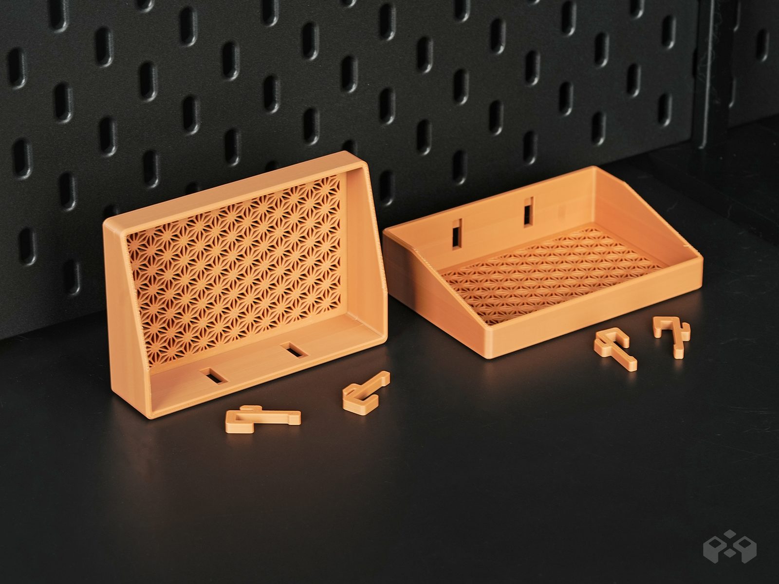 #31 Skadis Shelf Tray - Asanoha Pegboard Organizer — vue 10
