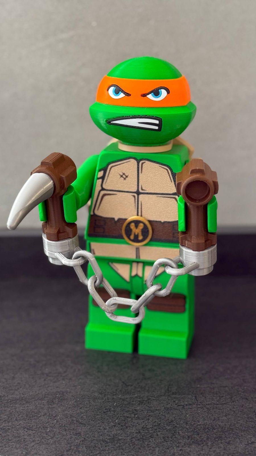 #32 Michelangelo NinjaTurtles brick-style - 500% — vue 3