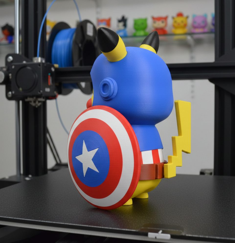 #32 Pikachu Captain America — vue 7