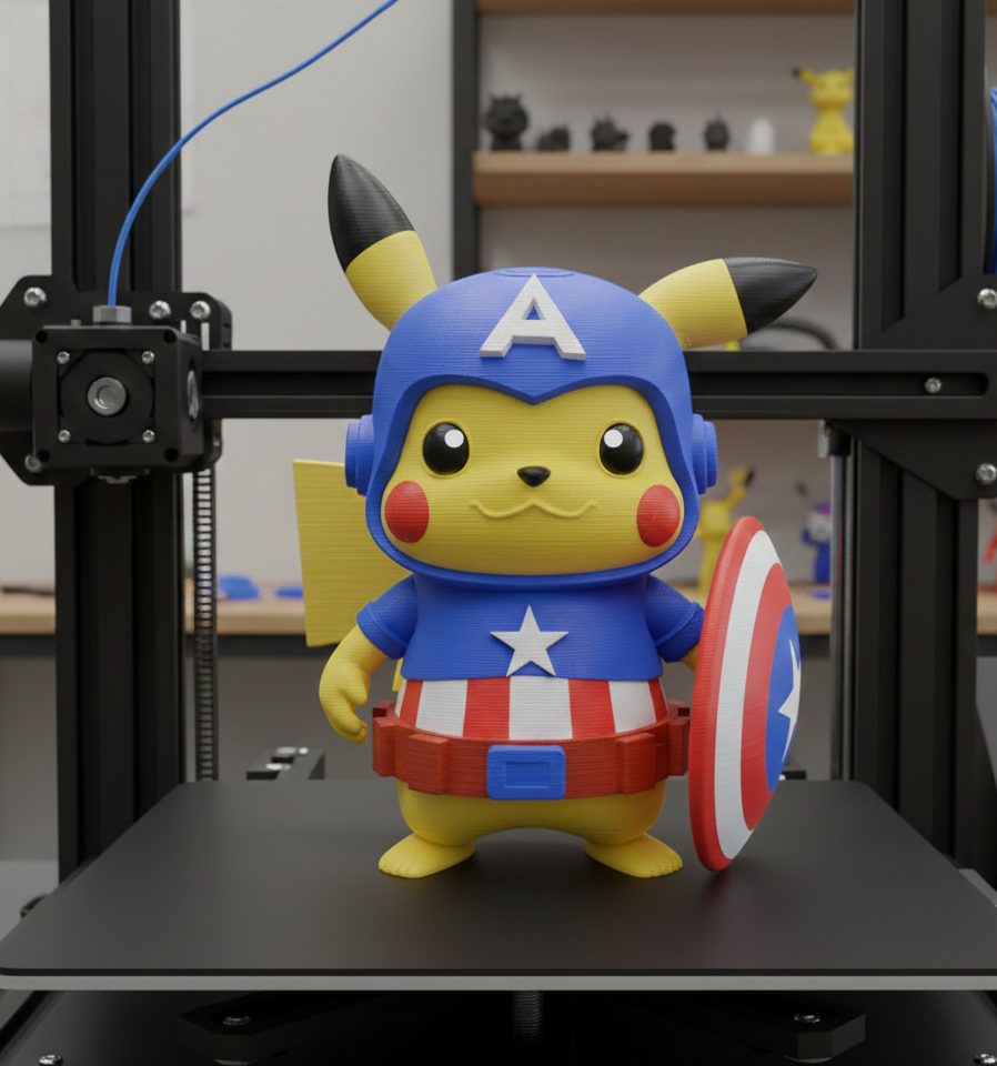 #32 Pikachu Captain America — vue 9