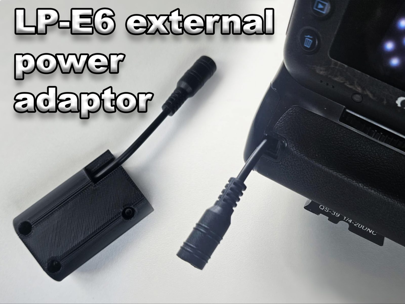 #34 LP-E6 external power adapter — vue 2