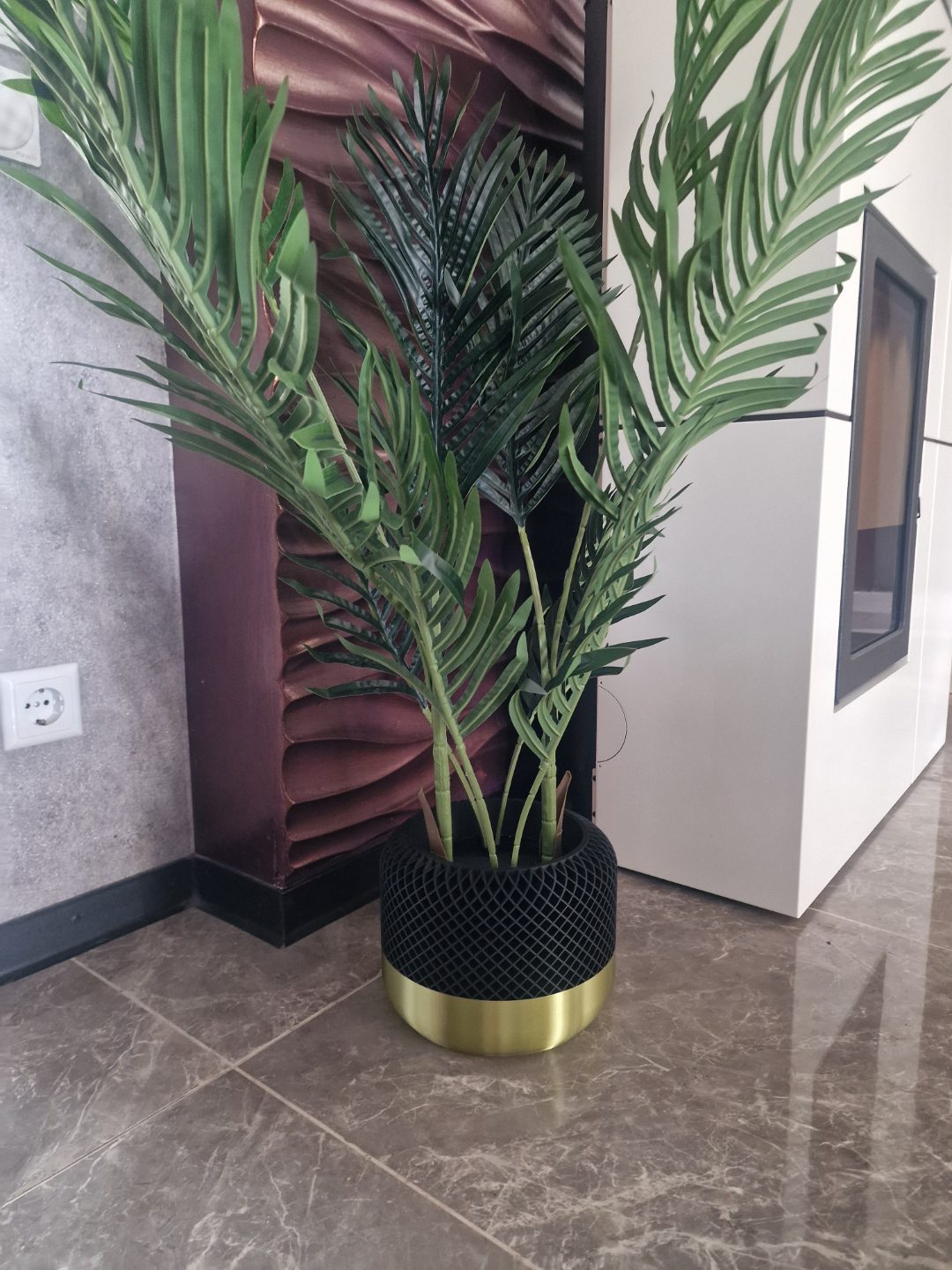 #35 Modern Apple Home Pod Style Plant Pot Vases — vue 9