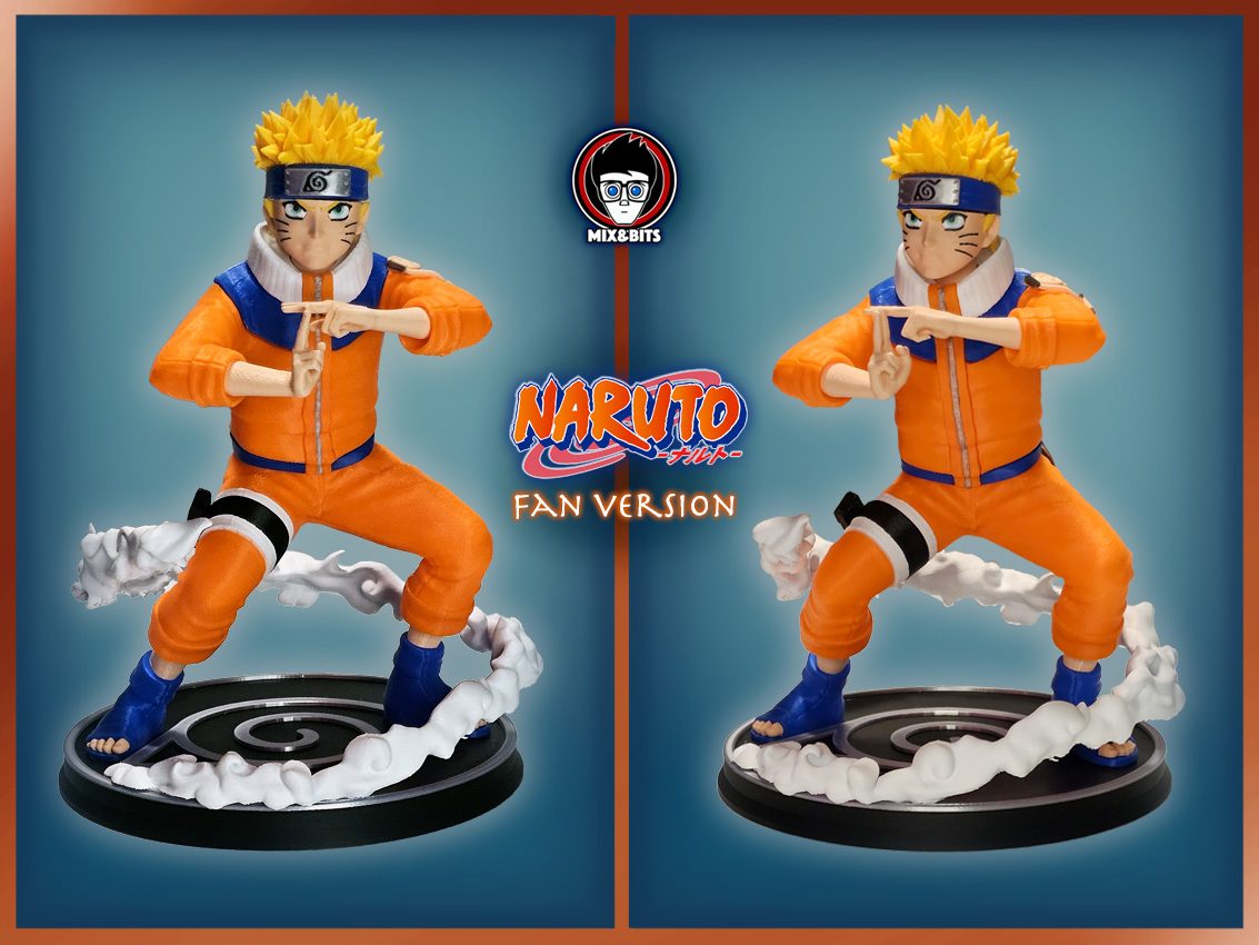 #35 Thank you 6K!!! Naruto fanart (about 25 cm tall) — vue 1