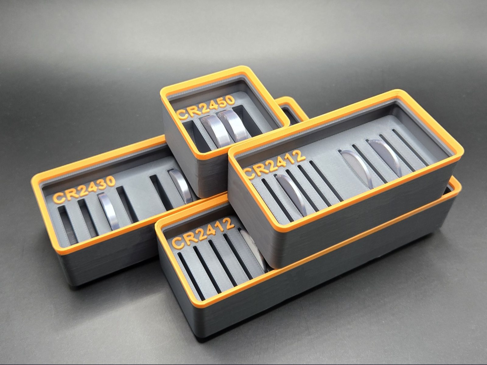 #37 CR24xx Coin Battery Storage for Gridfinity — vue 1