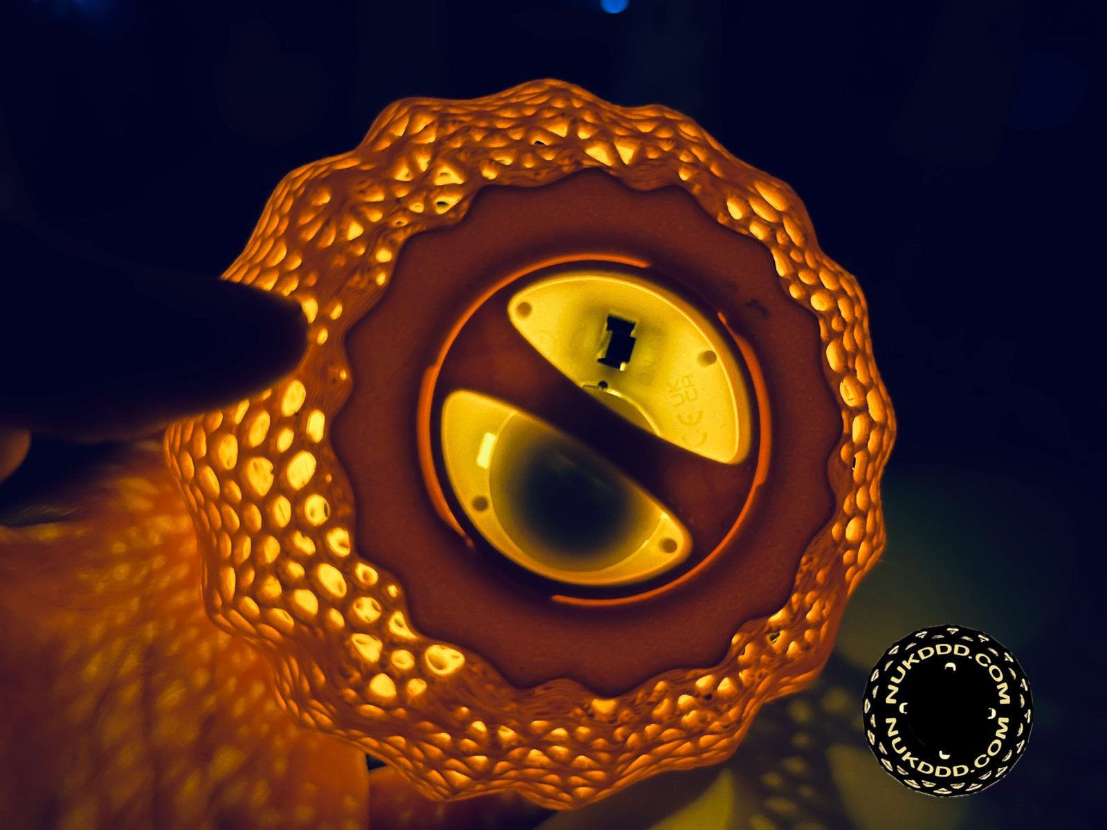 #40 Halloween Skull Tear Pumpkin Lantern — vue 6