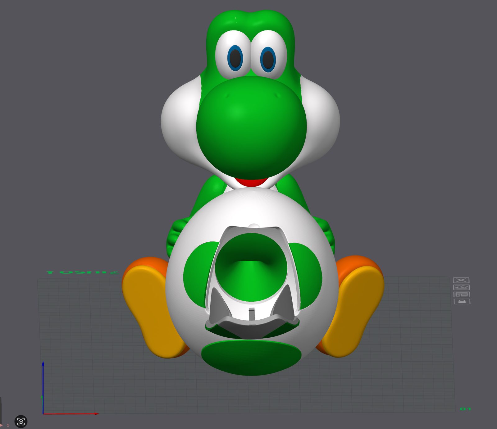 #40 Yoshi Popcorn Eimer — vue 4