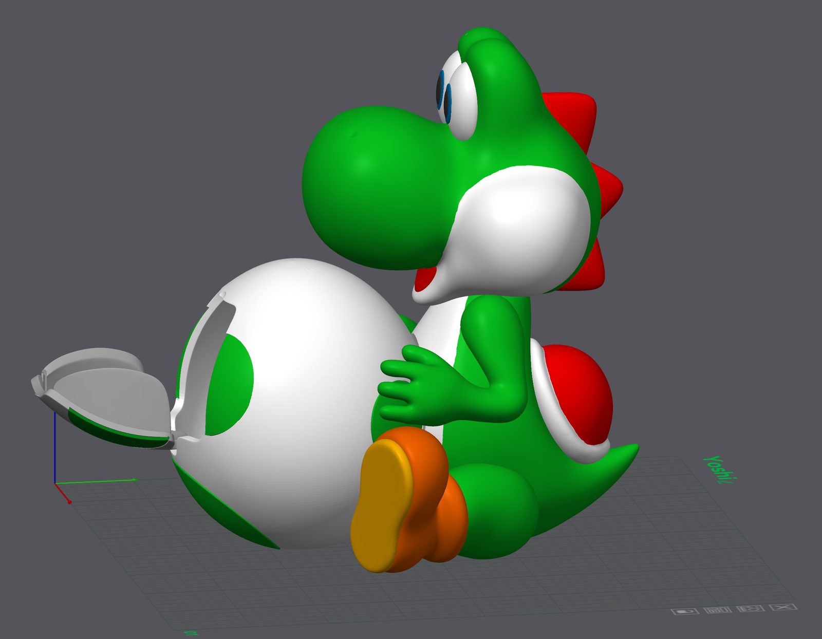 #40 Yoshi Popcorn Eimer — vue 5