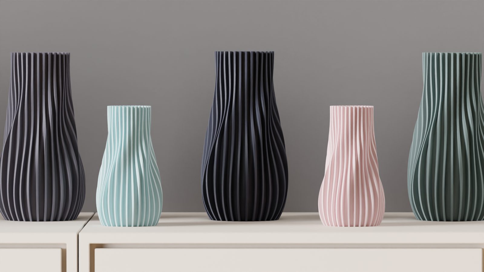 #41 Vase. Modern Flowing Sculptural Vase — vue 16