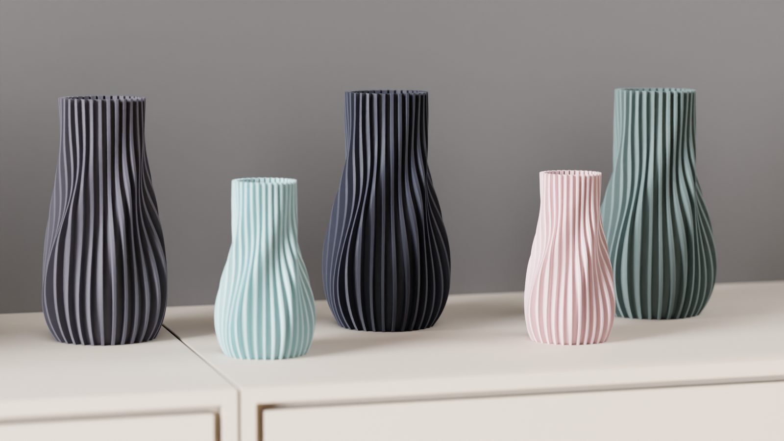 #41 Vase. Modern Flowing Sculptural Vase — vue 18