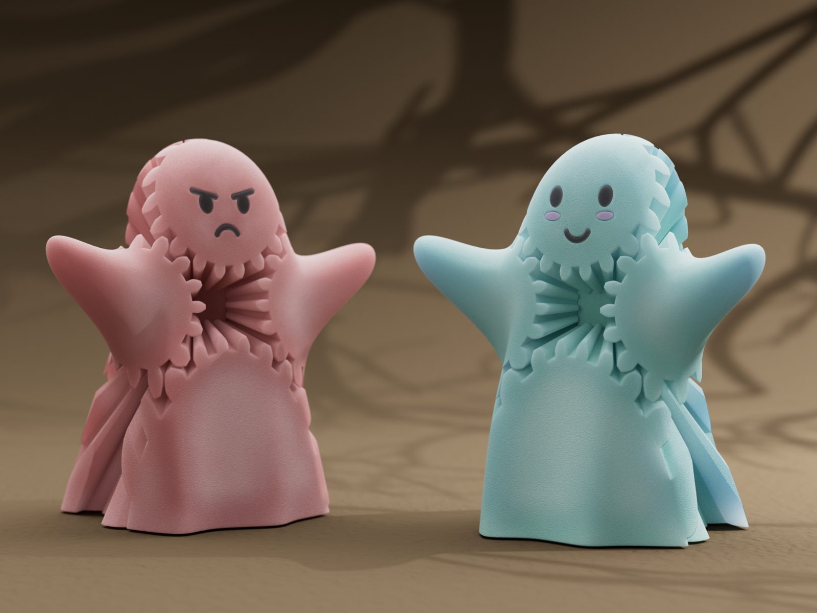 #43 Cute Ghost Gear Fidget Toy — vue 6