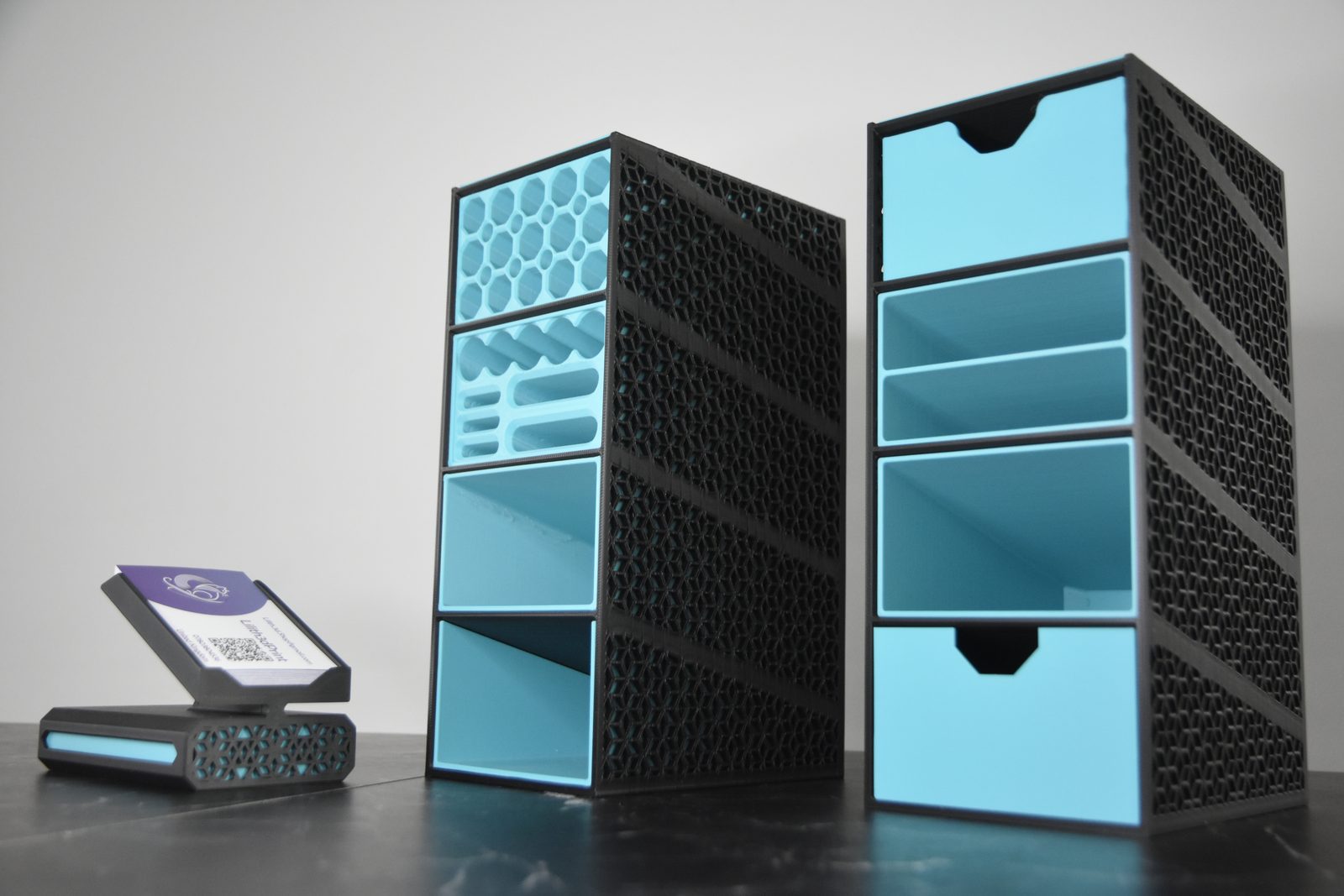 #43 Large Kumiko Desk Organizer Tower — vue 2