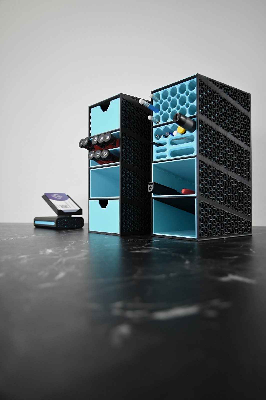 #43 Large Kumiko Desk Organizer Tower — vue 8
