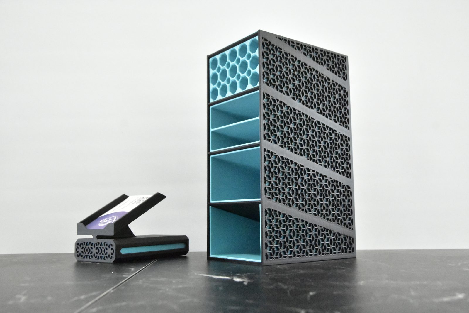 #43 Large Kumiko Desk Organizer Tower — vue 10