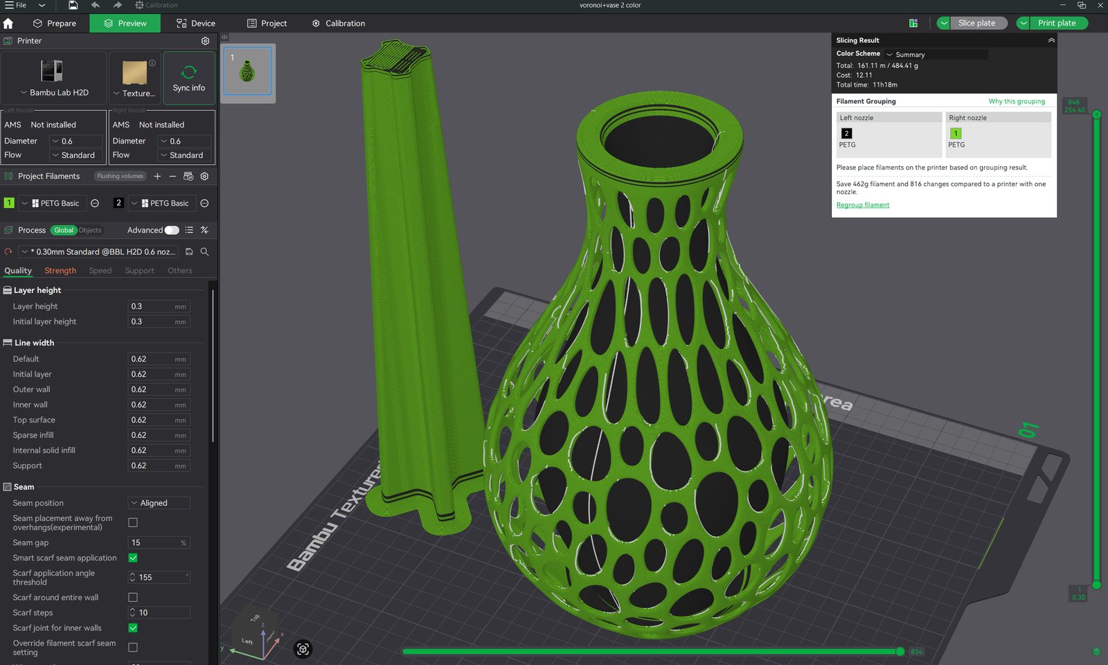 #43 Voronoi Vase — vue 4