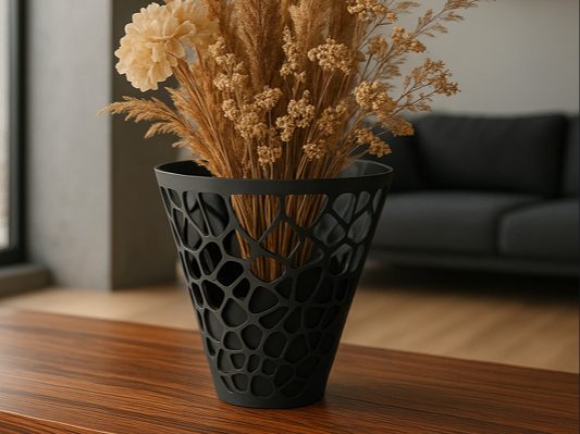 #45 Bali Voronoi – Modern Decorative Vase — vue 3