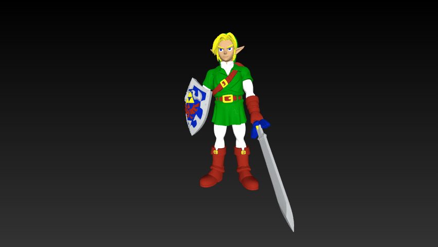 #49 Zelda Fan Art Link — vue 3