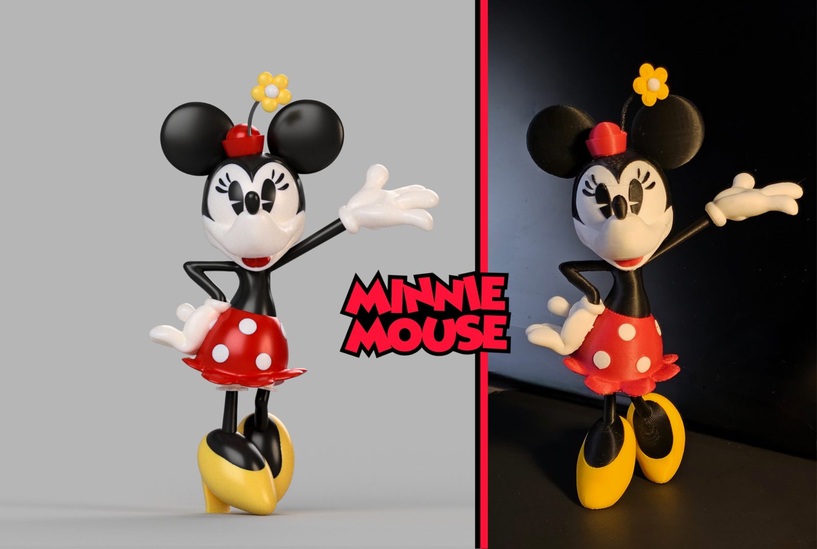 #53 MinnieMouse FanArt 16cm tall — vue 3