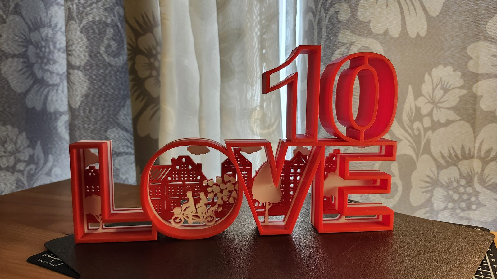 #54 Love sign with anniversary number — vue 5