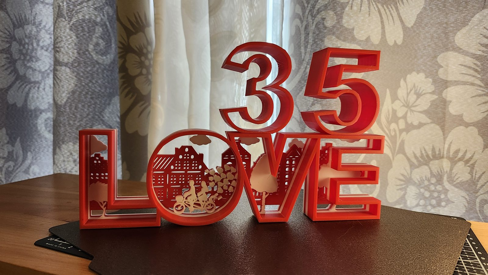#54 Love sign with anniversary number — vue 23