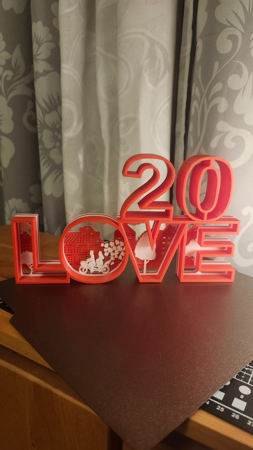 #54 Love sign with anniversary number — vue 30