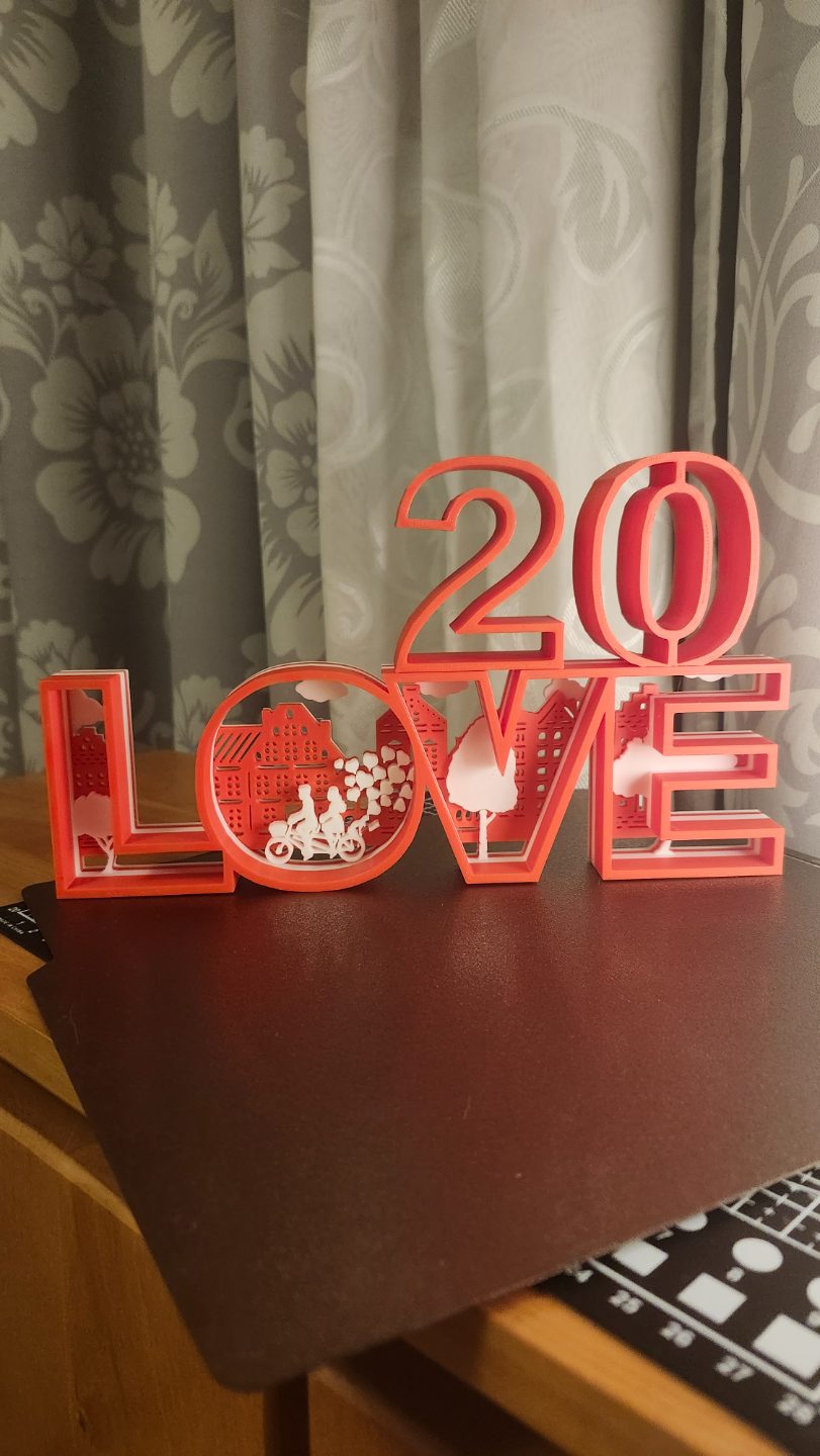 #54 Love sign with anniversary number — vue 32