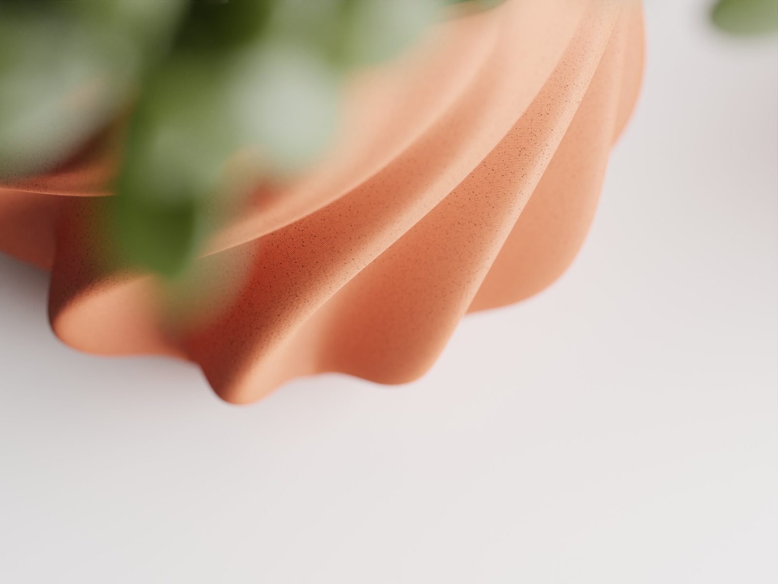 #55 Plant Pot smooth ribs curved — vue 9