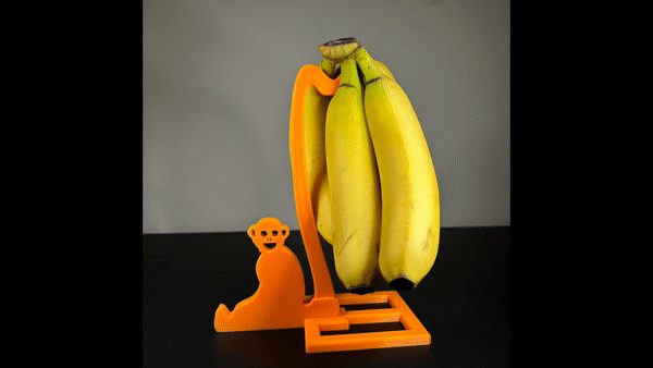 #57 BigTail Monkey Banana Hanger Stand — vue 4