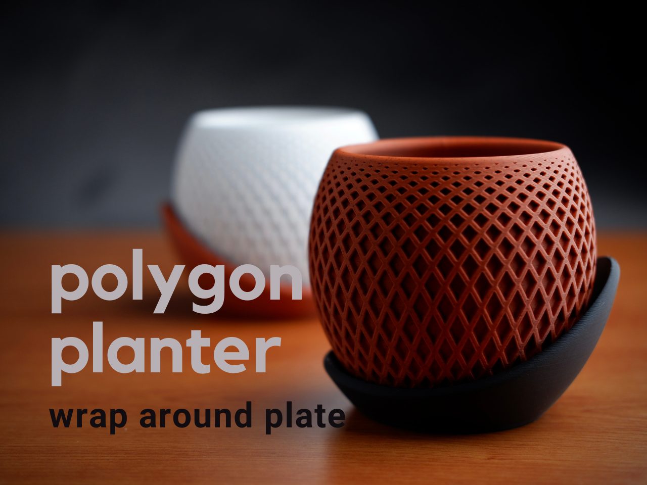 #58 Polygon Planter · Wrap Around Plate — vue 13