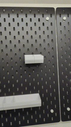 #58 Portable Ikea Skadis Tray — vue 5