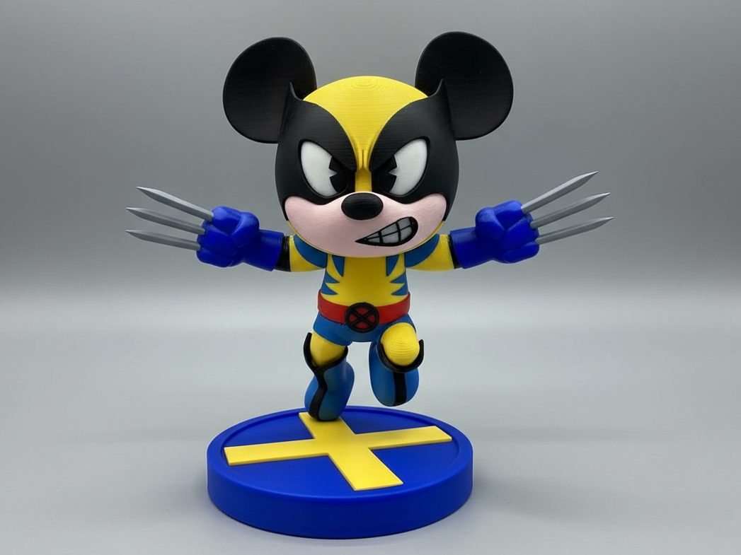 #59 Mickey Mouse Wolverine multi-part — vue 1