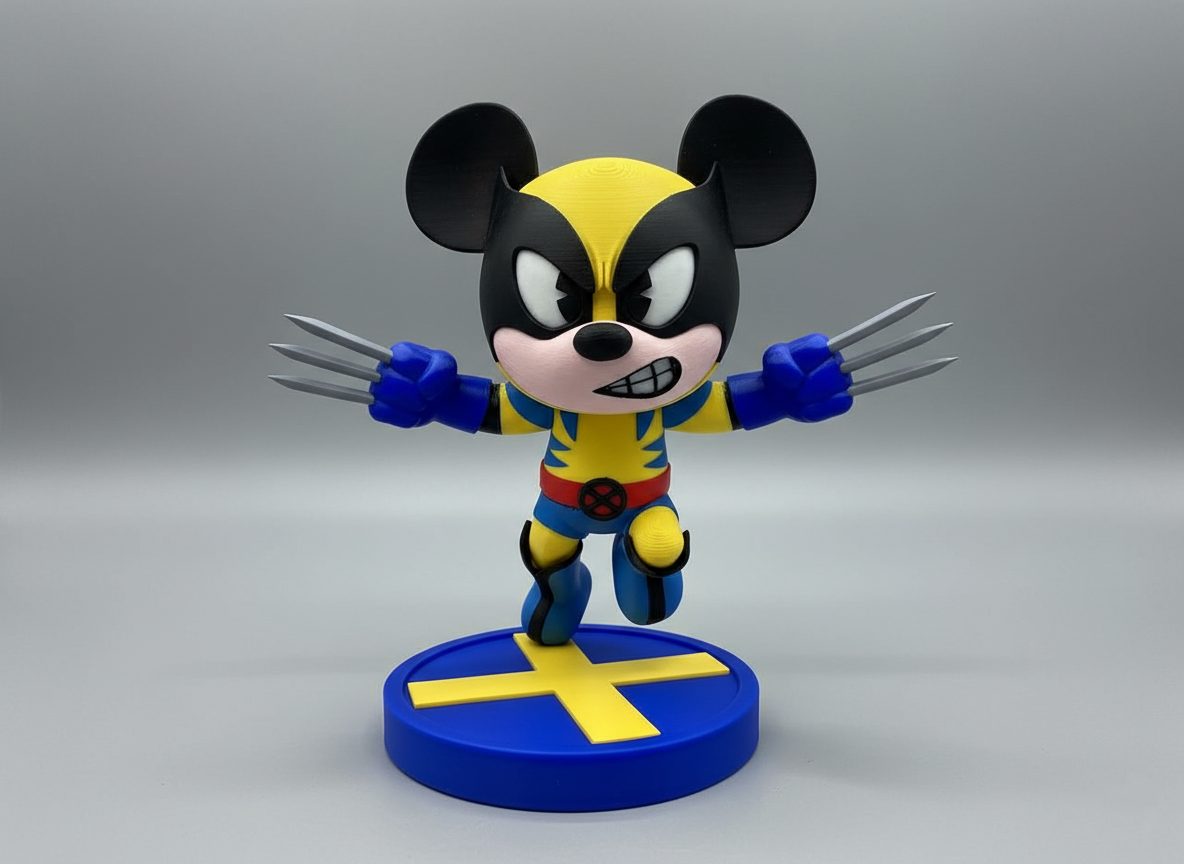 #59 Mickey Mouse Wolverine multi-part — vue 10