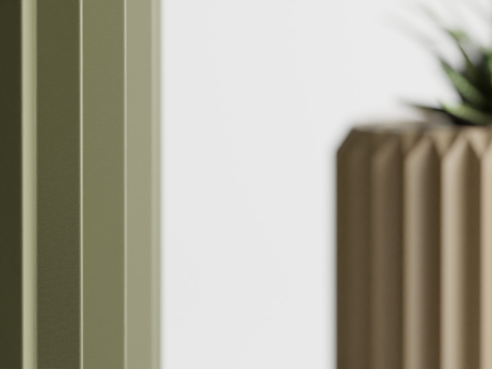 #59 Plant Pot Big Ribbed Triangle 1 — vue 8