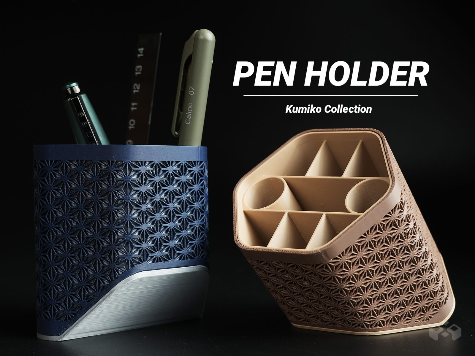 #61 Asanoha Pen Holder - Desk Organizer — vue 9