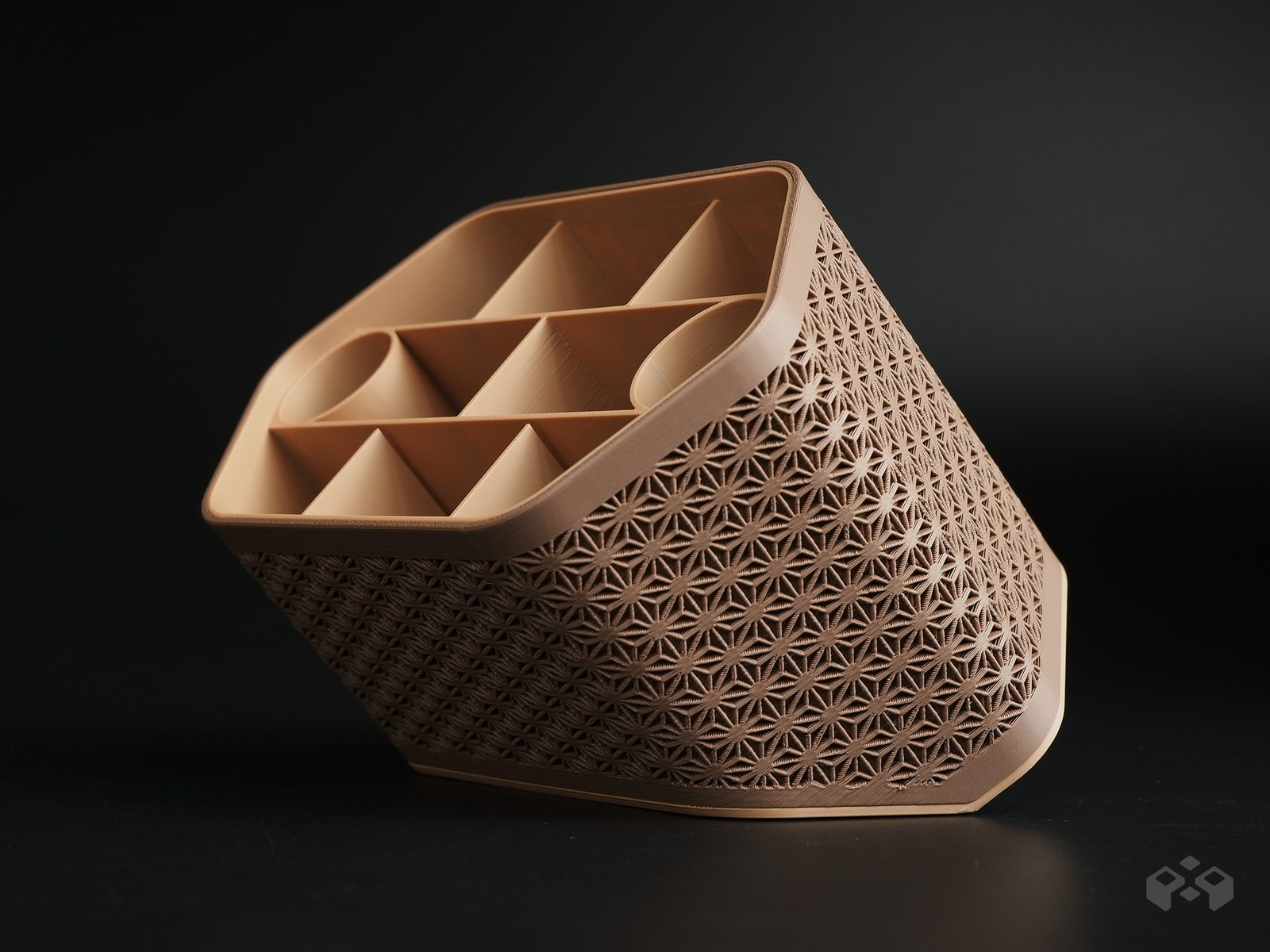 #62 Asanoha Pen Holder - Desk Organizer — vue 1