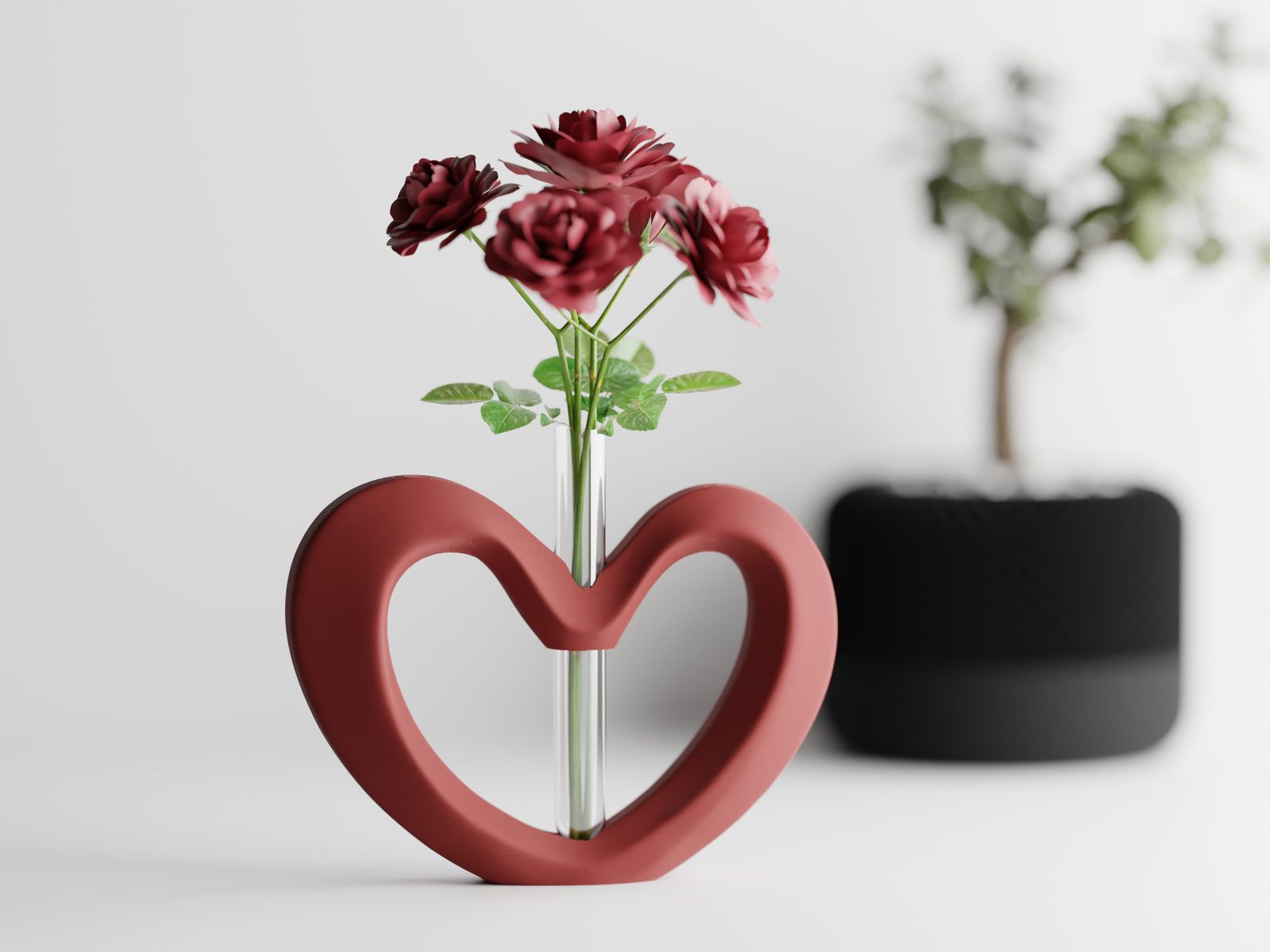 #62 Valentines Heart Vase — vue 1