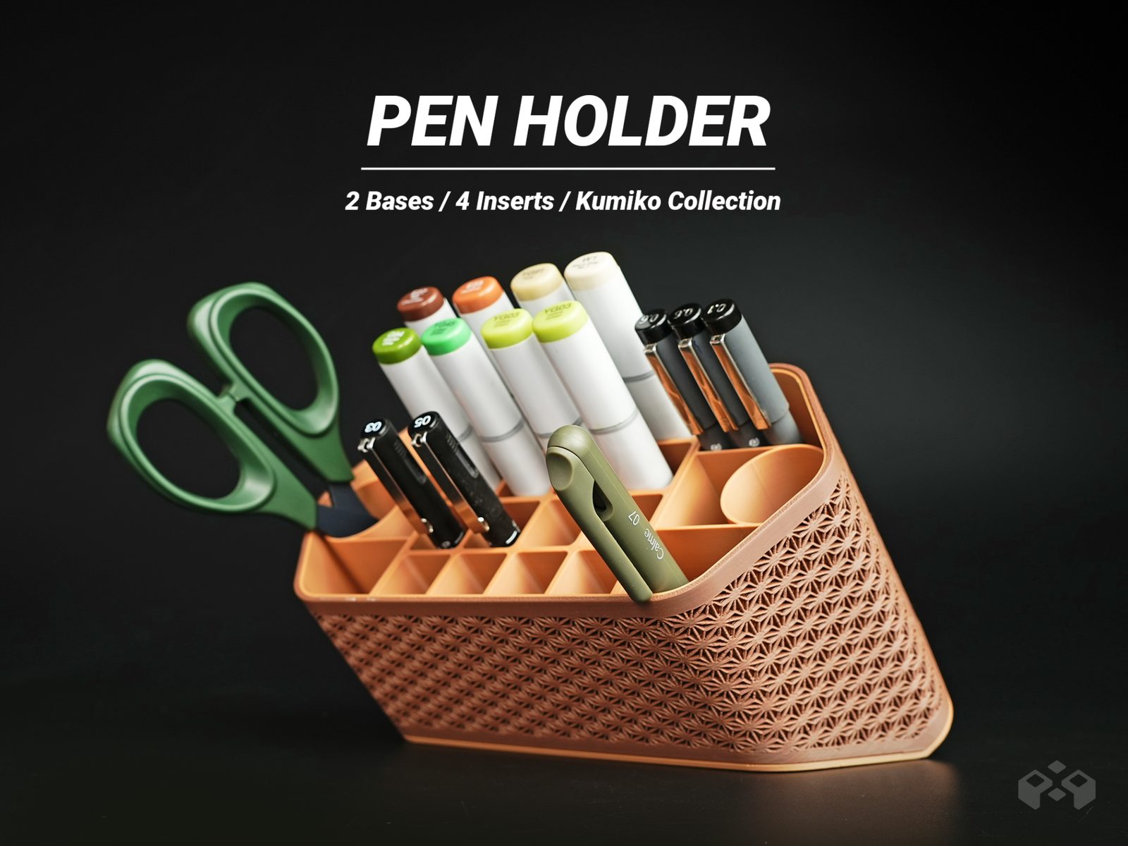 #64 Asanoha Pen Holder - Desk Organizer — vue 2