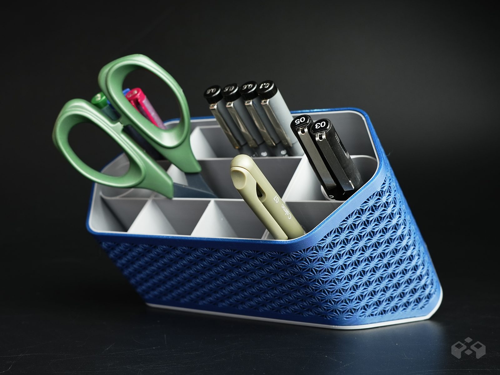 #64 Asanoha Pen Holder - Desk Organizer — vue 5