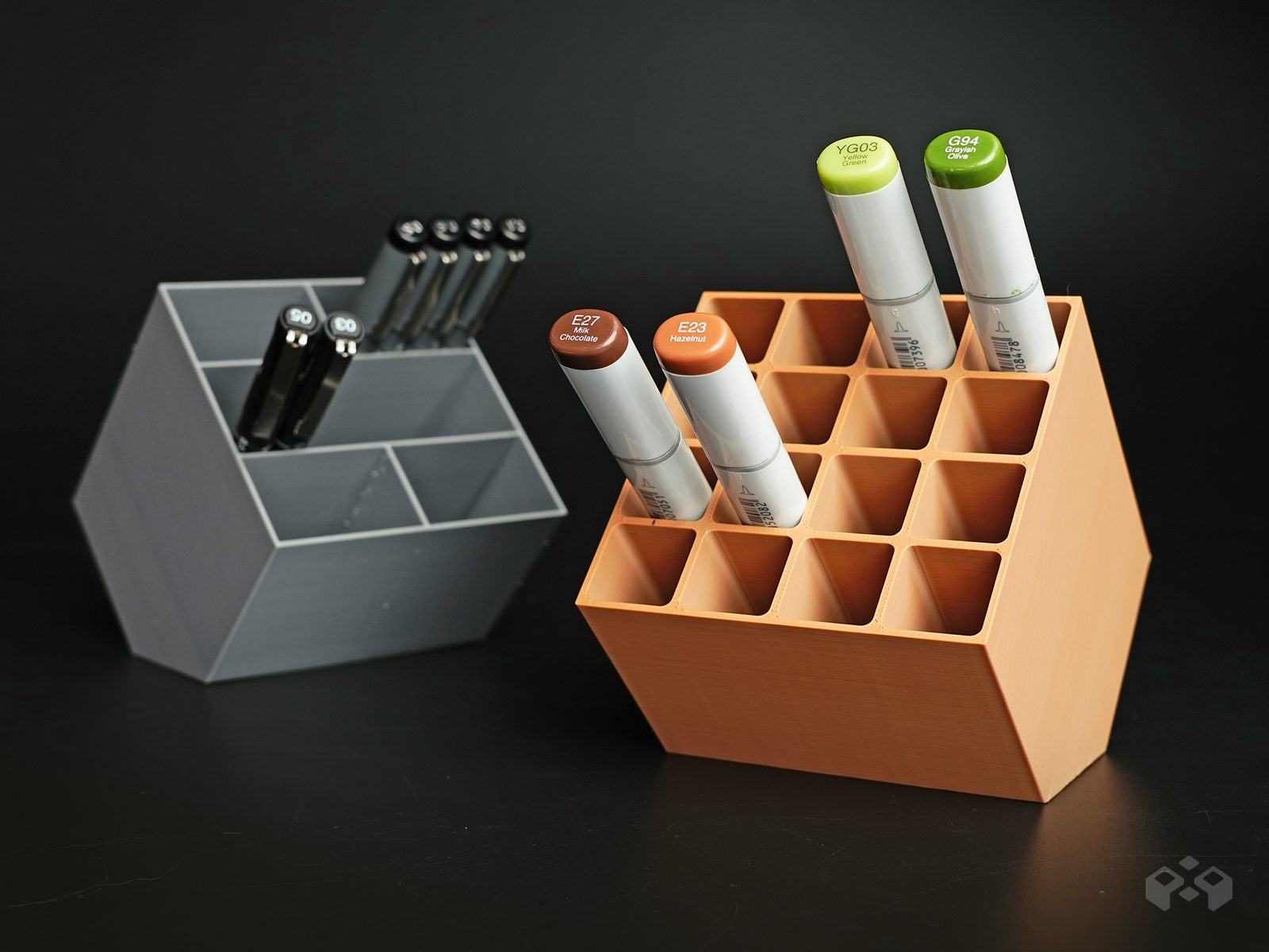 #64 Asanoha Pen Holder - Desk Organizer — vue 8