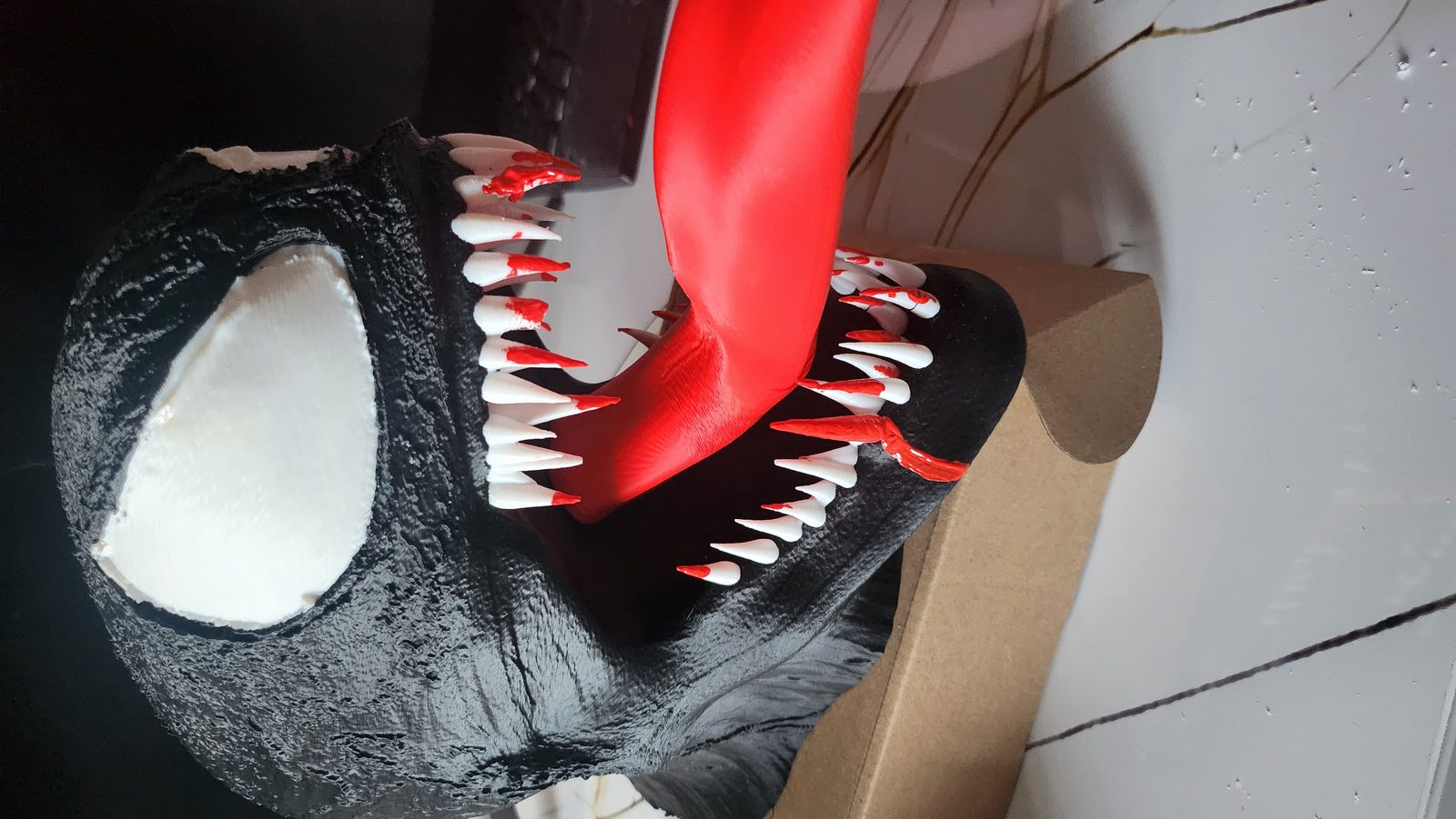 #64 Venom Head Bust AMS Ready Hyper Detailed Print — vue 13