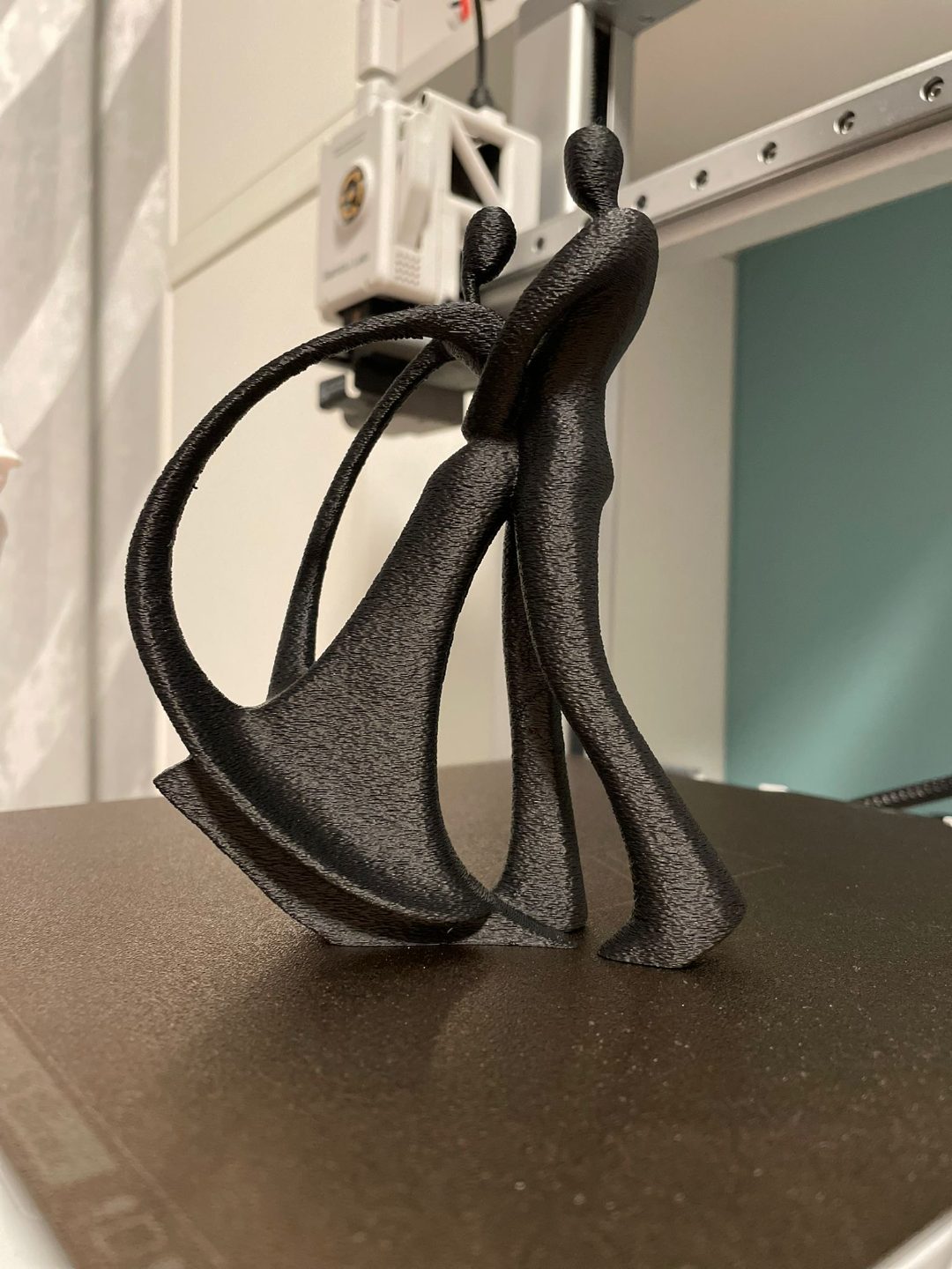#65 Couple valentine statue — vue 1