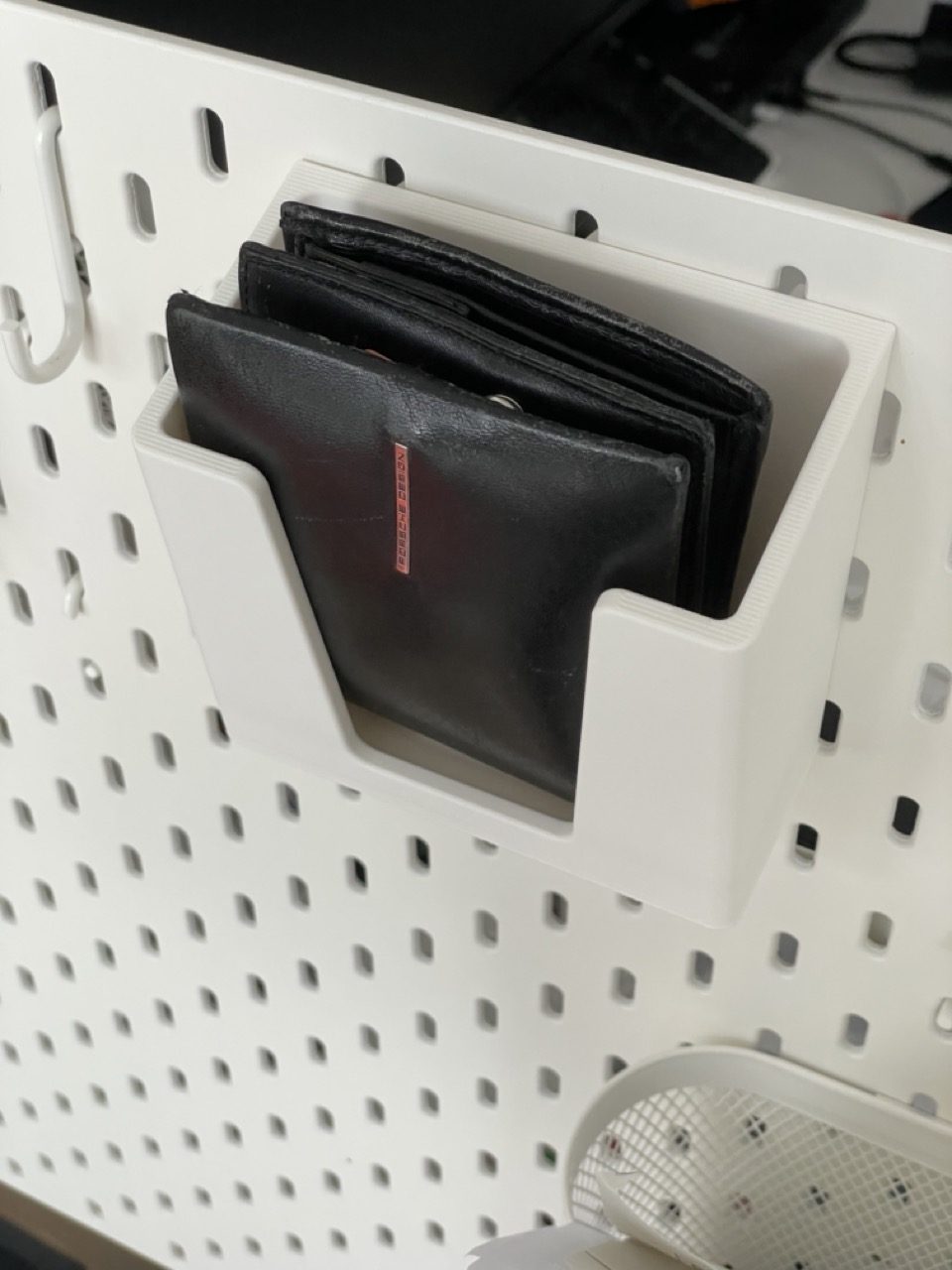 #69 Ikea Skadis Portmonee Halter offene Tasche — vue 4