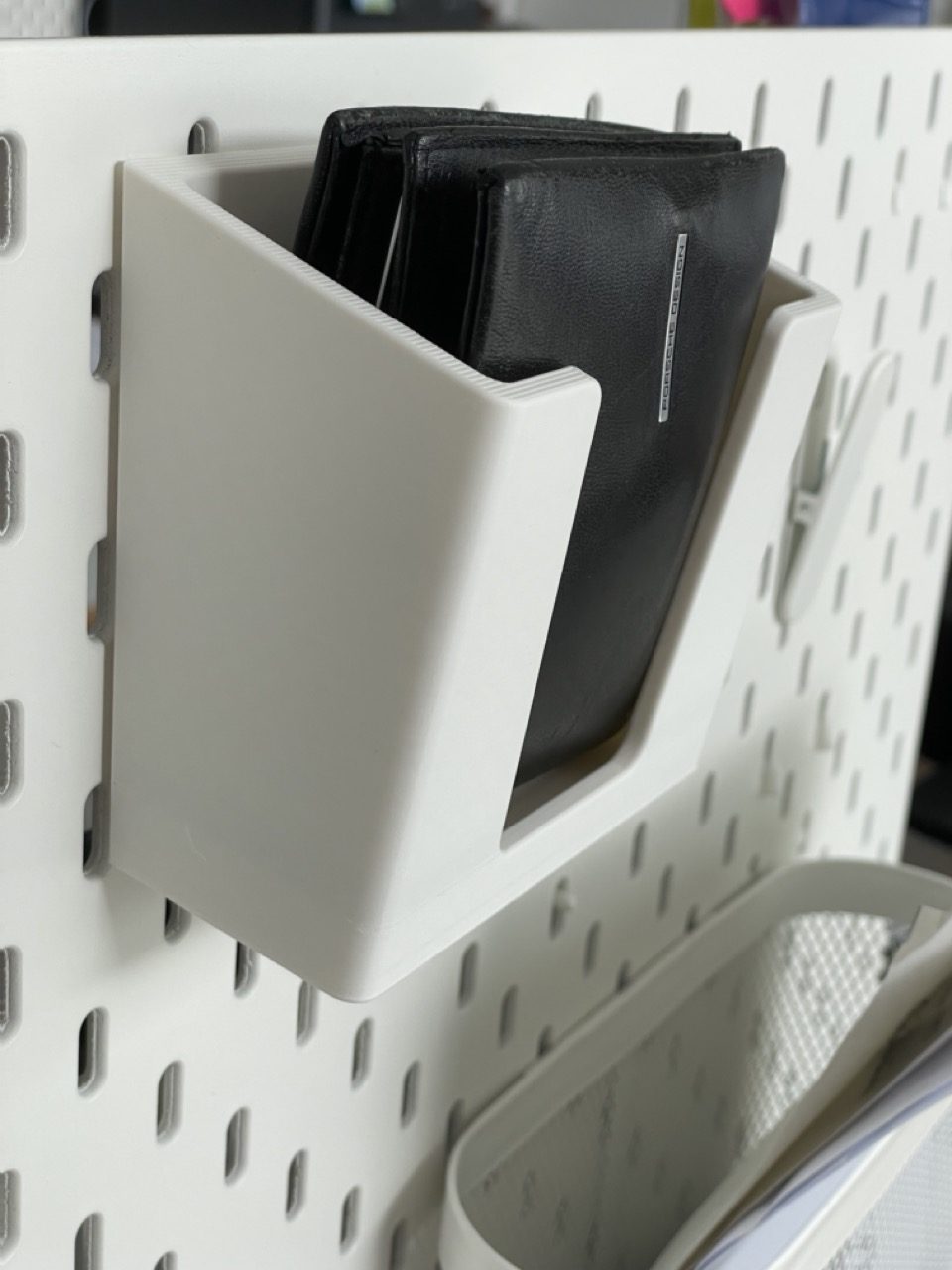 #69 Ikea Skadis Portmonee Halter offene Tasche — vue 5
