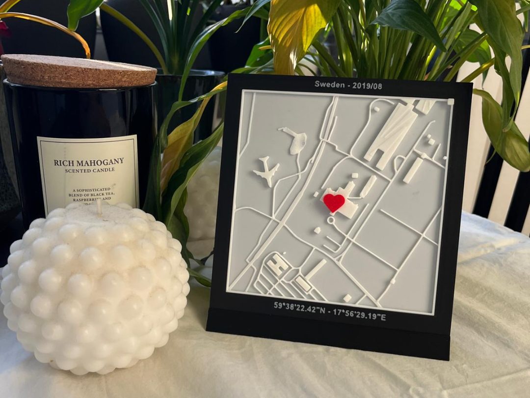 #69 Map to my heart - Personalized 3D City map — vue 15