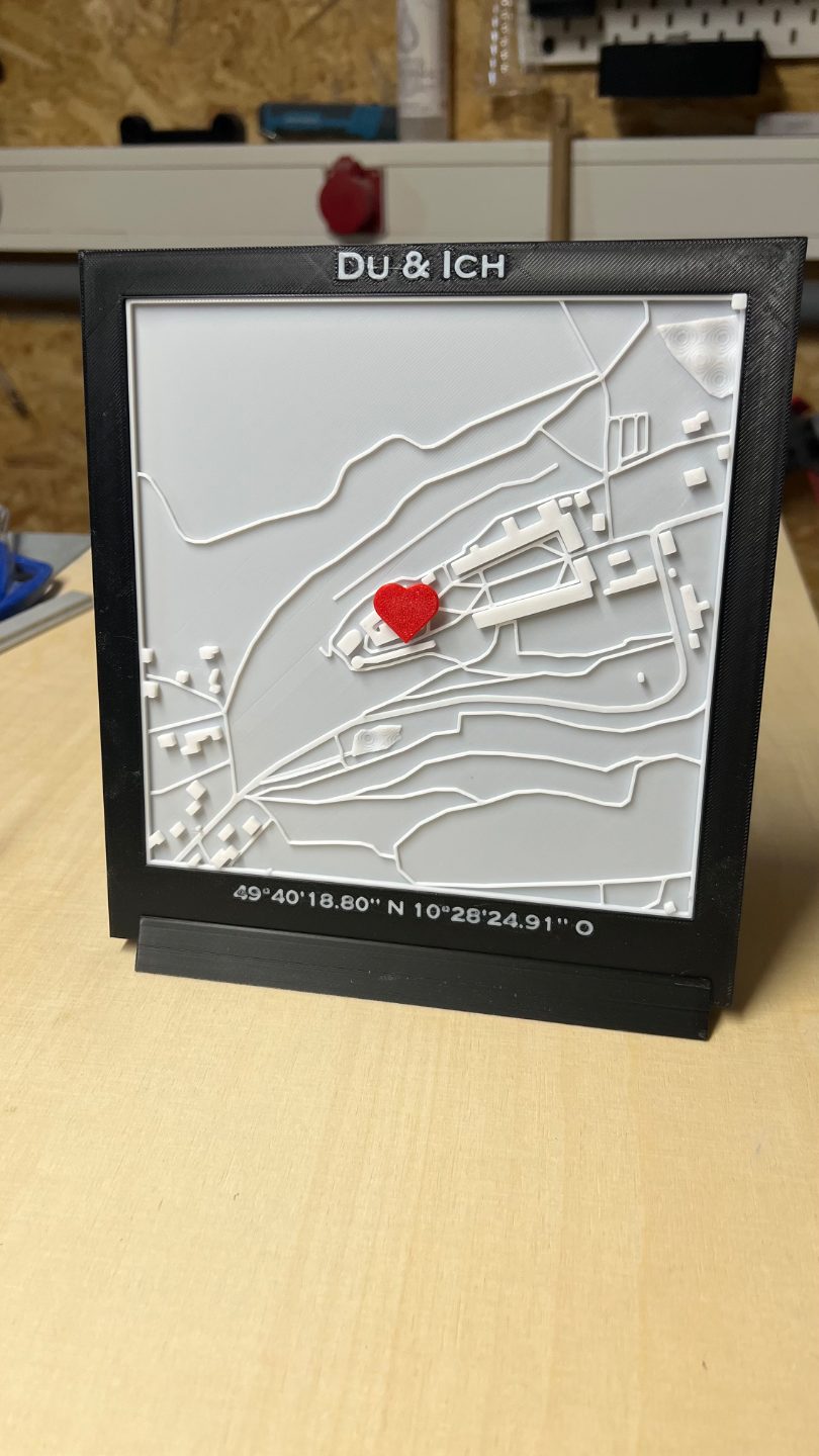 #69 Map to my heart - Personalized 3D City map — vue 17