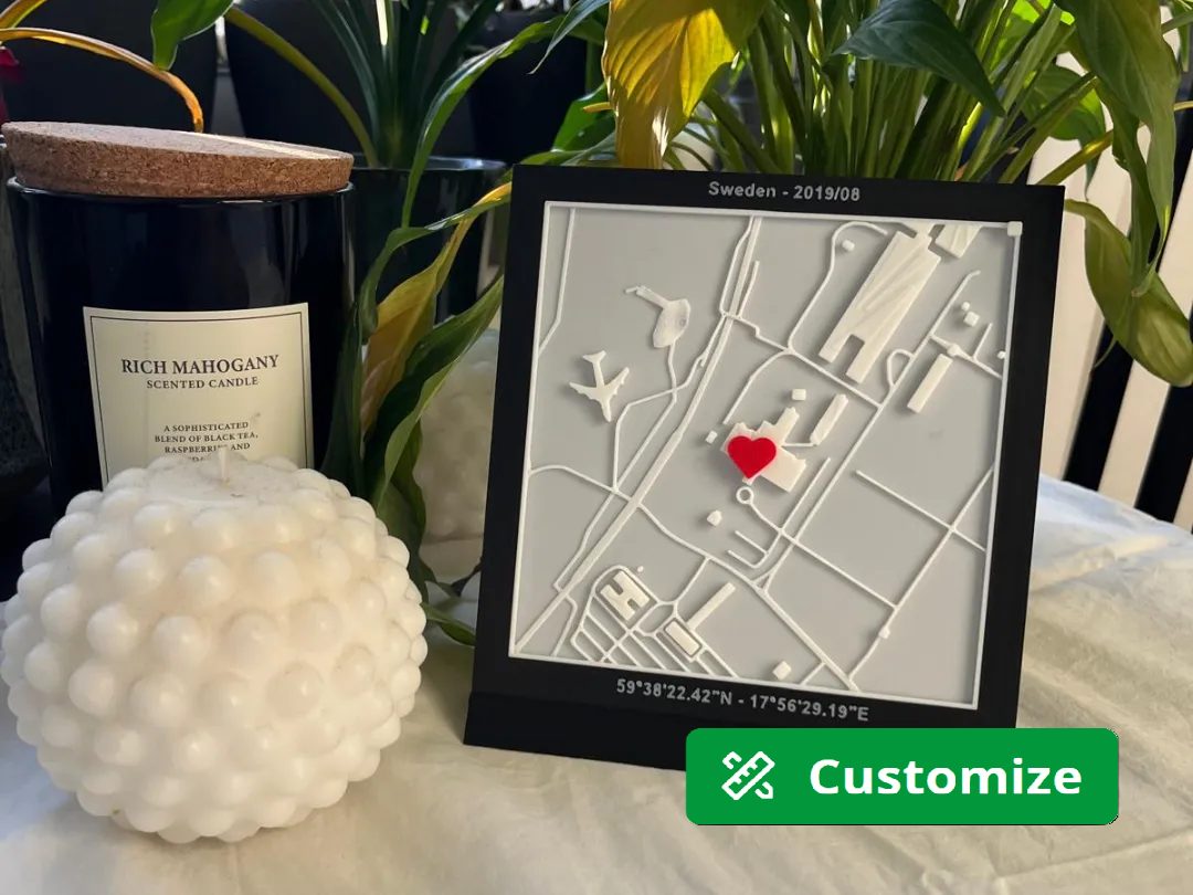 #69 Map to my heart - Personalized 3D City map — vue 19